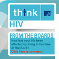 MTV: Think HIV website design